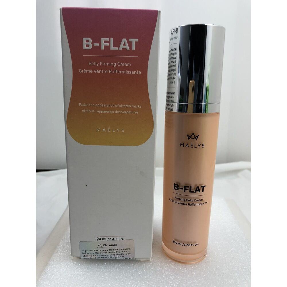 Maelys B-Flat Firming Belly Cream Cellulite Reduction 3.38oz New